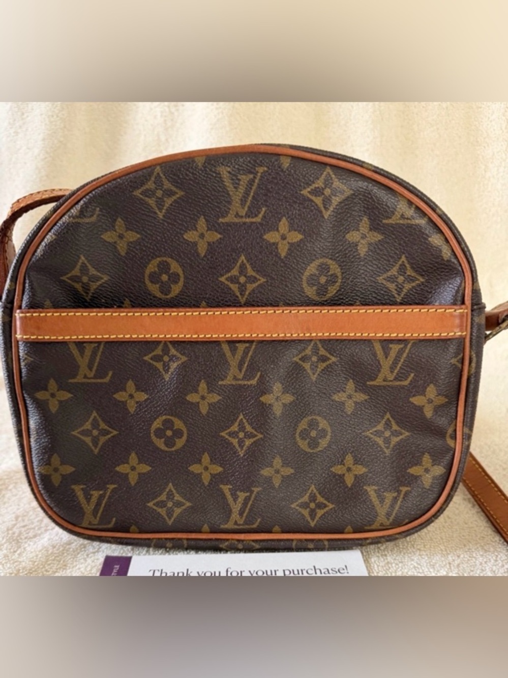 Louis Vuitton Senlis Monogram Canvas Shoulder Bag in Brown and Tan